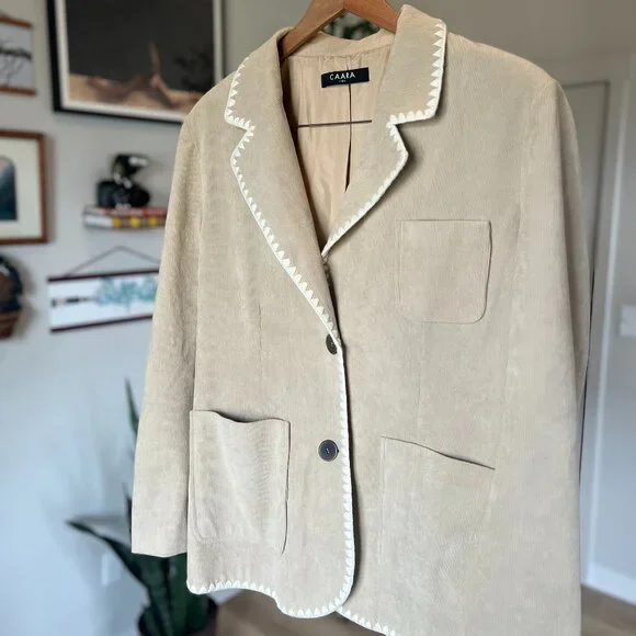 CAARA Oversized Teddy Blazer - Few Moda Size M - Picture 3 of 9